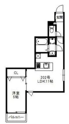 RINX姪浜の物件間取画像